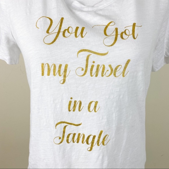 Draper James V-Neck T Shirt White - Picture 4 of 8